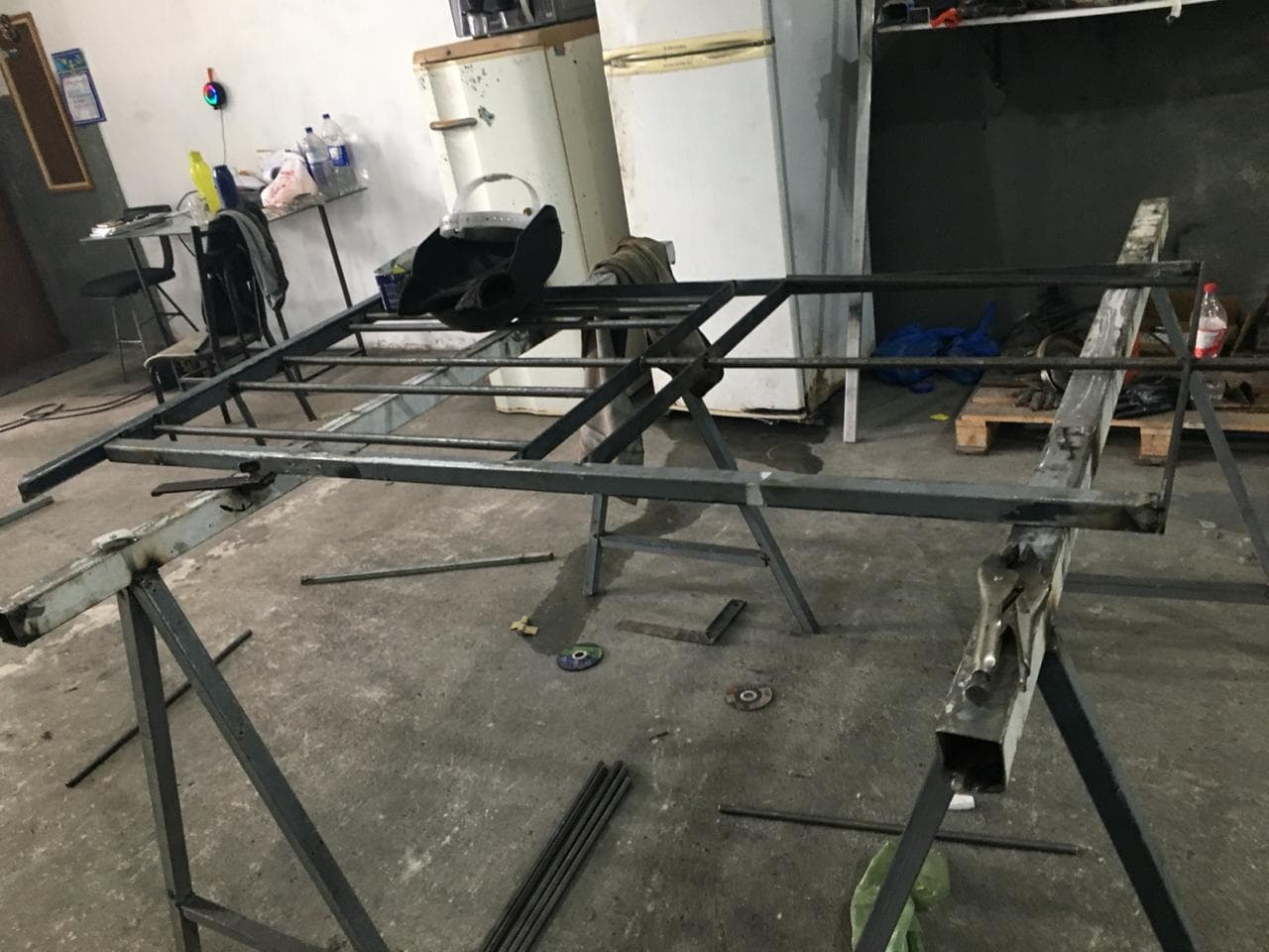 Produção na oficina João Silva Metálica
